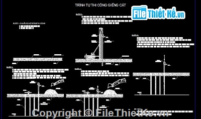 Bản vẽ,Bản vẽ autocad,thi công cọc,thi công ép cọc,thi công cọc cát